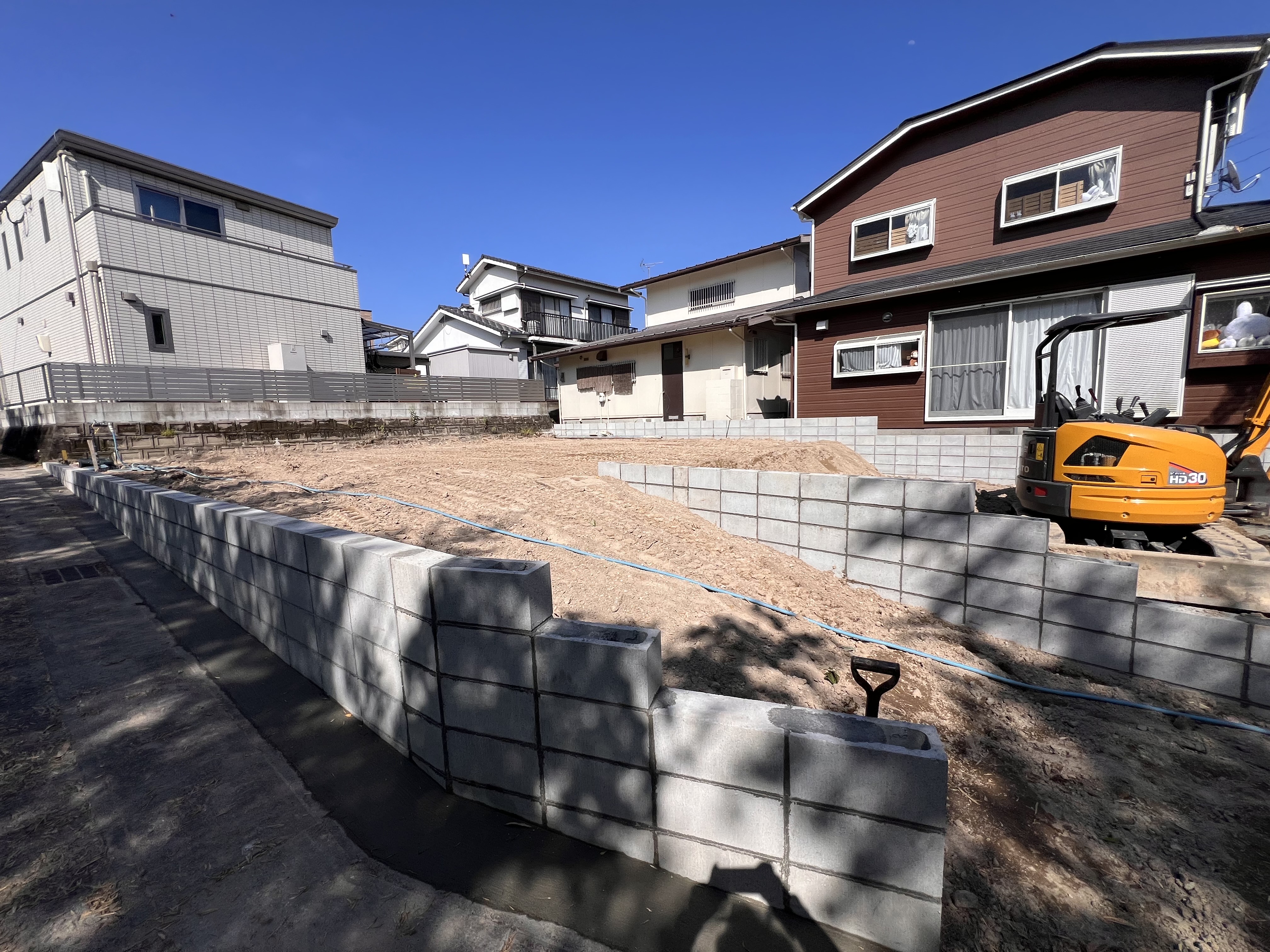 鹿児島市西坂元造成工事施工事例